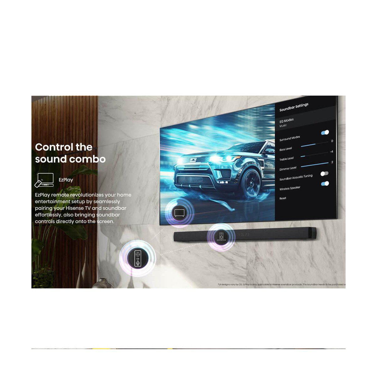 Hisense 655" QD6 Series 4K Qled Hdr Smart Fire Tv with Voice Control – 65QD65QF