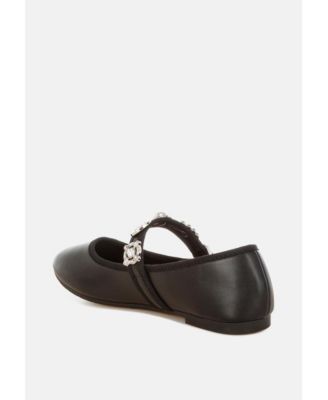 Womens Kavana Charms Embellished Flat Mary Janes