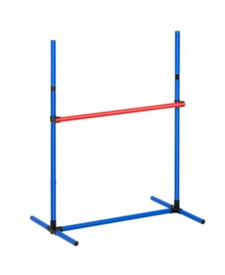 7-Piece Dog Agility Training Set with 2 Tunnels & Weave Poles