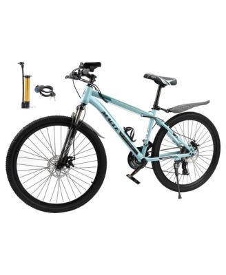 29-Inch 21-Speed Mountain Bike with Dual Disc Brakes & Suspension Fork for Stability