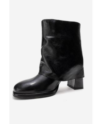 Women's Lore Leather Block Heel Boot