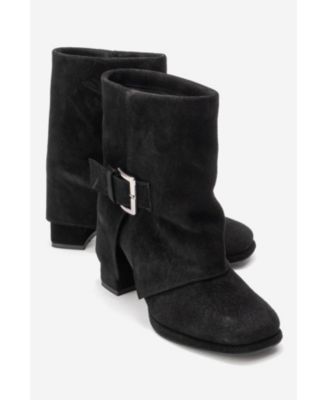 Women's Lore Leather Block Heel Boot