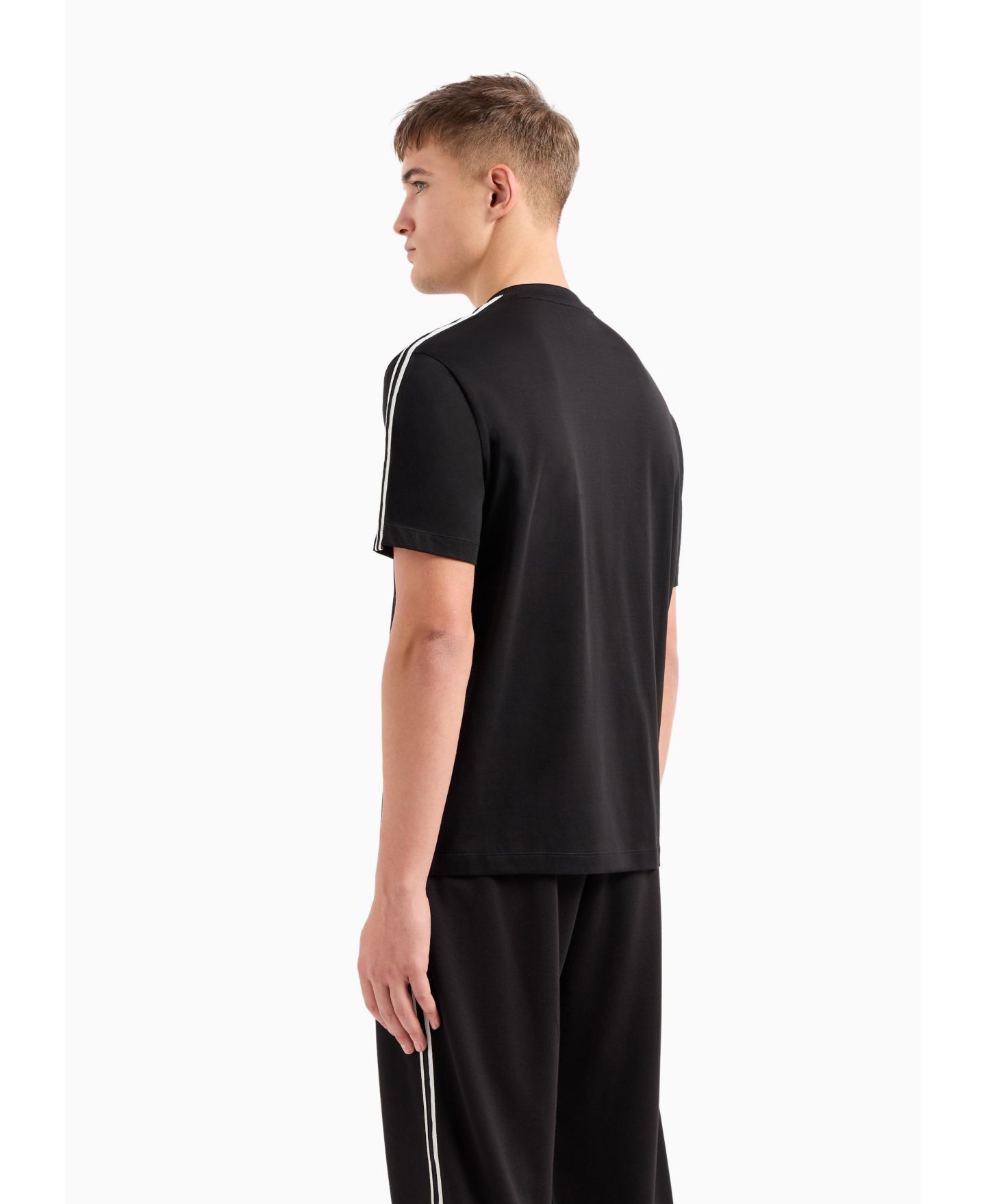 Мужская футболка A|X Armani Exchange Signature Logo, цвет: Чёрный — фото 2