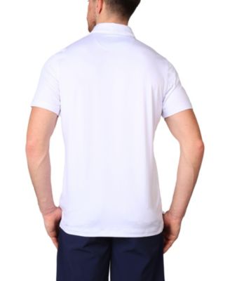 Men's Solid Melange Performance Polo