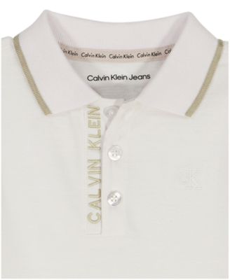 Boys' 2T-7 Logo Polo Shirt and Twill Shorts, 2-Piece Set