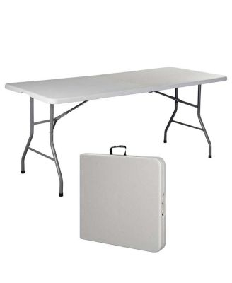 6' Folding Table Portable Plastic Indoor Party DiningTables