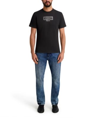 Men's Metallic Finish Logo Regular-Fit T-Shirt