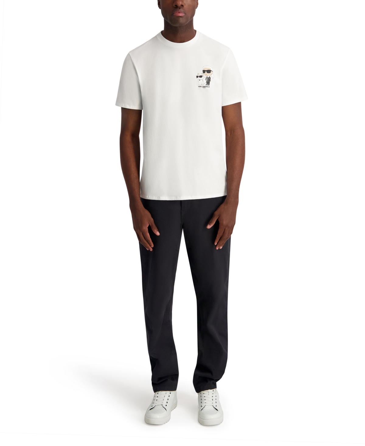 Karl Lagerfeld Paris Men's Choupette Regular-Fit T-Shirt