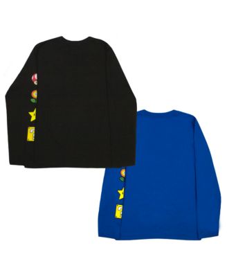 Super Big Boys Mario & Luigi 2 Pack Long Sleeve T-Shirt