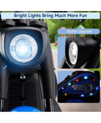 6V 3-Wheel Kids Motorcycle for Ages 1-3, Electric Toy with Light & Music