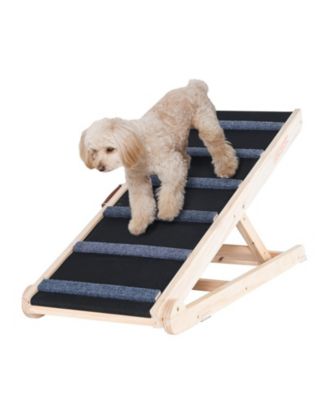 Adjustable Wooden Folding Pet Ramp, 41.3