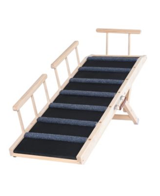 Adjustable Wooden Folding Pet Ramp, 47.2