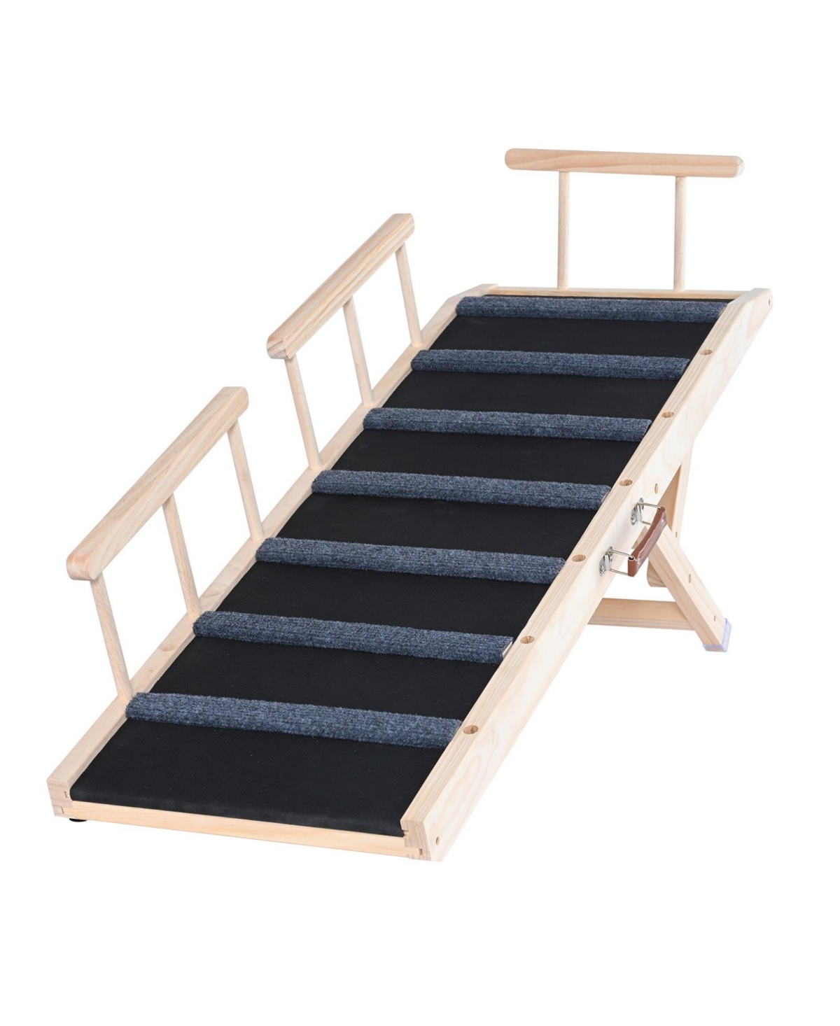 Cozito Adjustable Wooden Folding Pet Ramp, 47.2