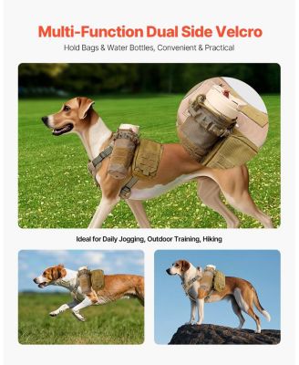 Tactical No-Pull Adjustable Dog Harness with Handle