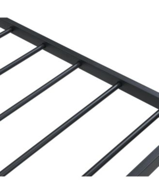 Twin Black Metal Bed Frame- Heavy Duty, Quiet, Easy Assembly