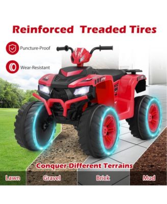 24V Kids Ride-On Electric ATV with Wireless Connection for Toddlers 3-8 Years