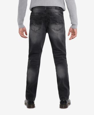 Men's Pieced Pockets Slim Fit Jeans