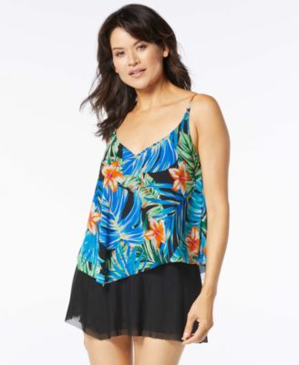Women's Captivate Printed Tankini Top
