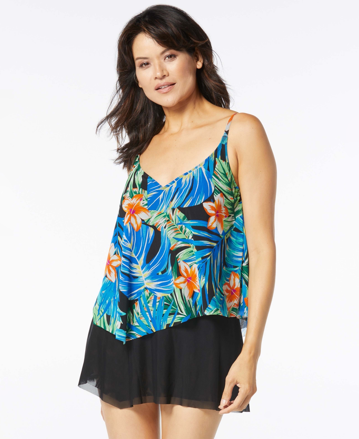 Coco Reef Women's Captivate Printed Tankini Top