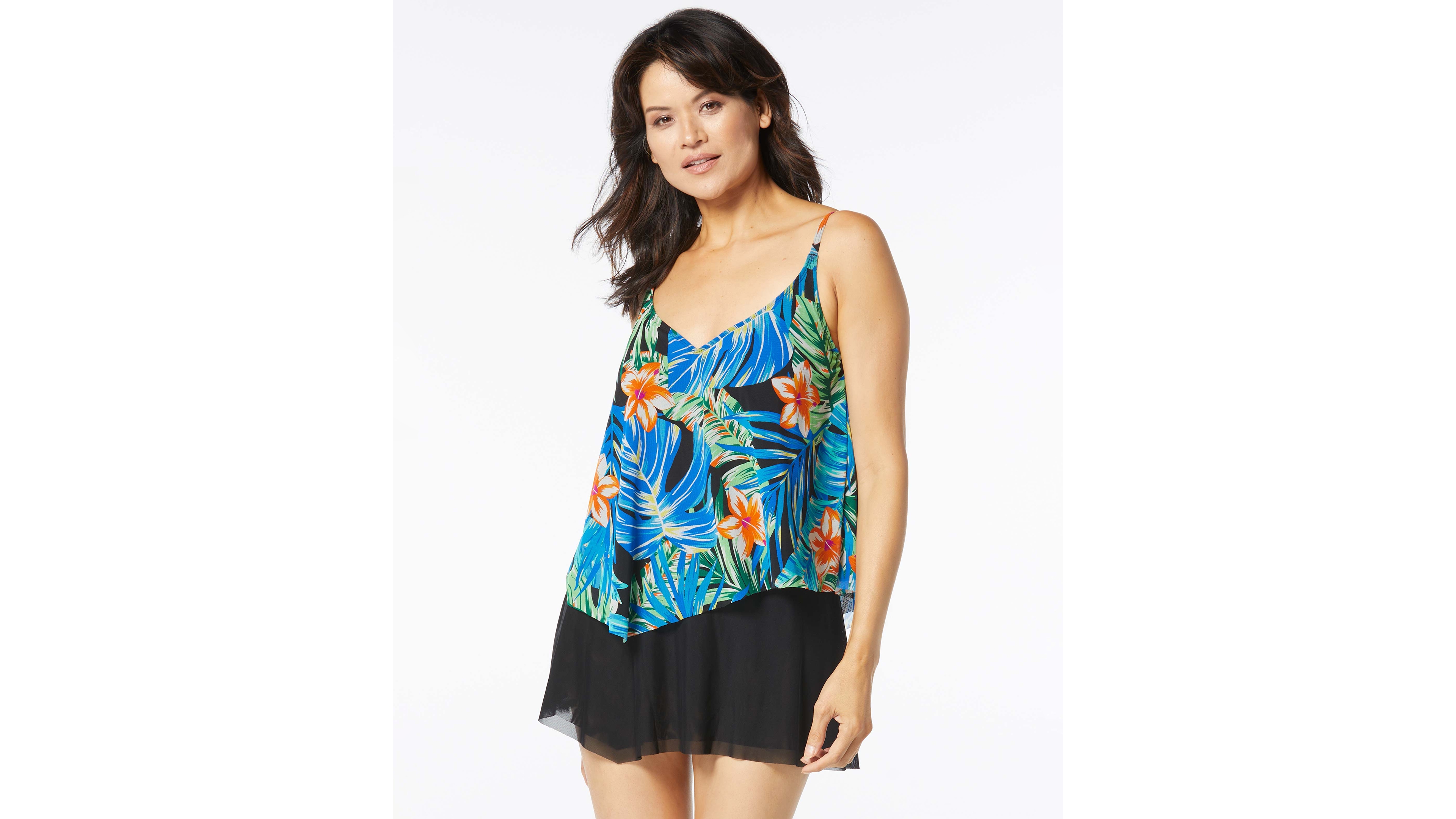 Coco Reef Women's Captivate Printed Tankini Top