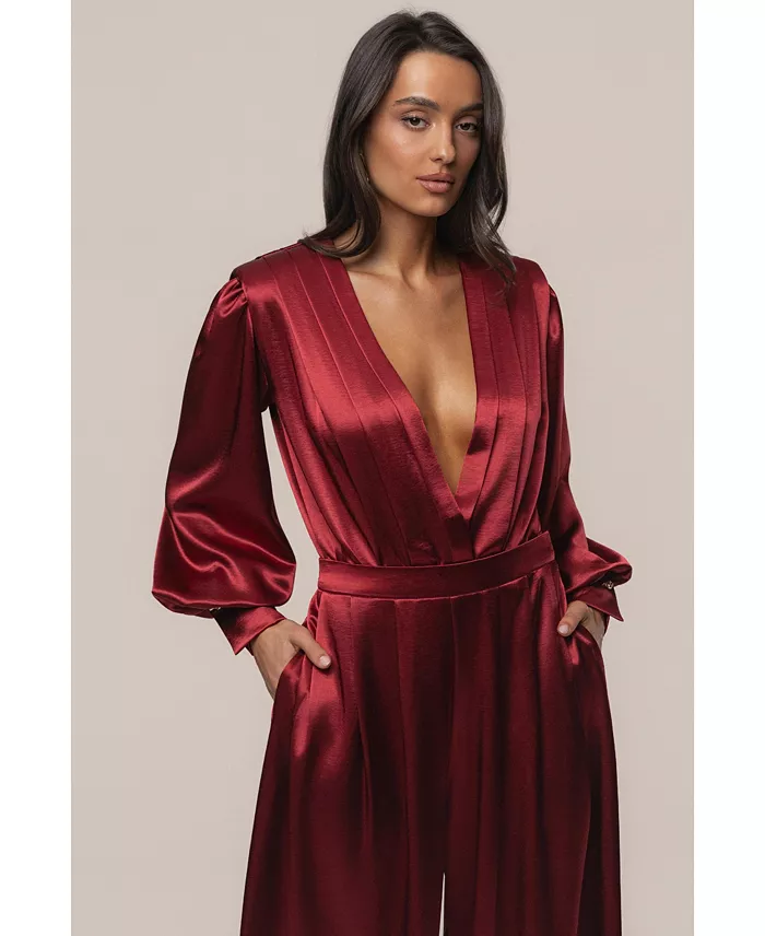 Women's Satin Radiance Bodysuit. - thumbnail 5