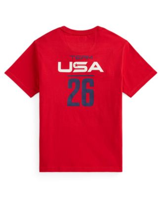 Boys 8-20 Team USA Graphic Print Crewneck T-Shirt