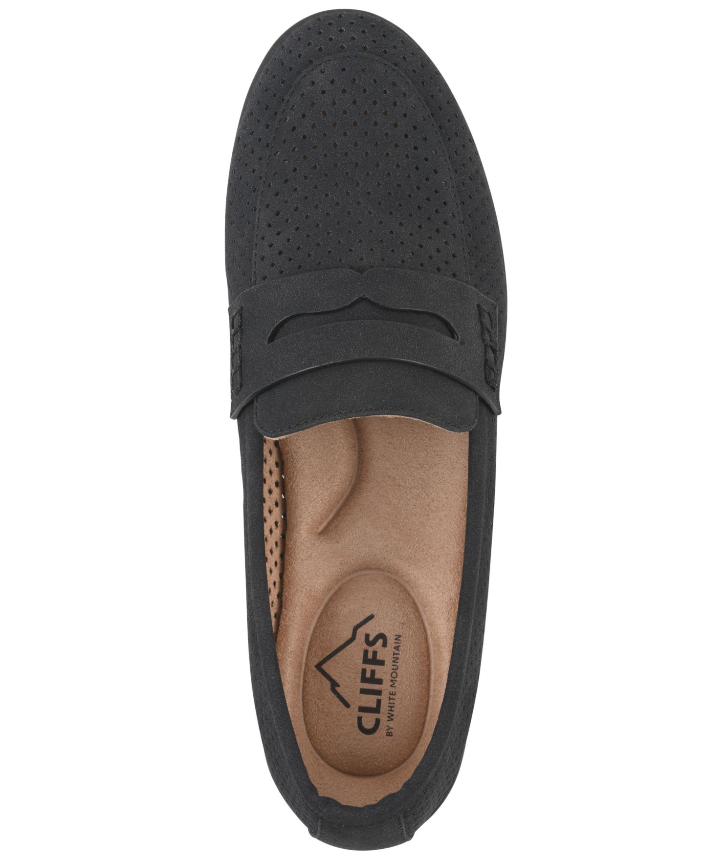 Женские туфли Cliffs by White Mountain Samson Slip-On, цвет: Чёрный нубуковый — фото 4