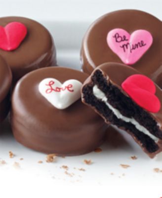 Valentine's Day Milk Chocolate Covered Cookies, 12 Piece