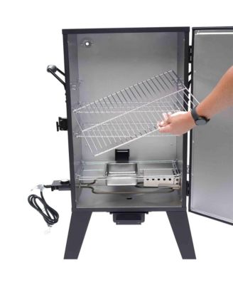 1500 Watt Electric Vertical Smoker with 531 Sq In Cooking Area, Black