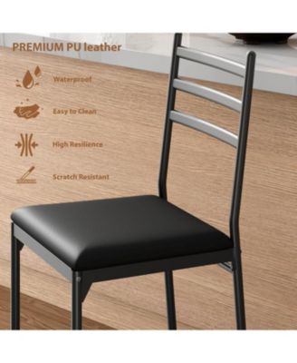 Bar Stools Set of 2, 26 in Height Bar Stools