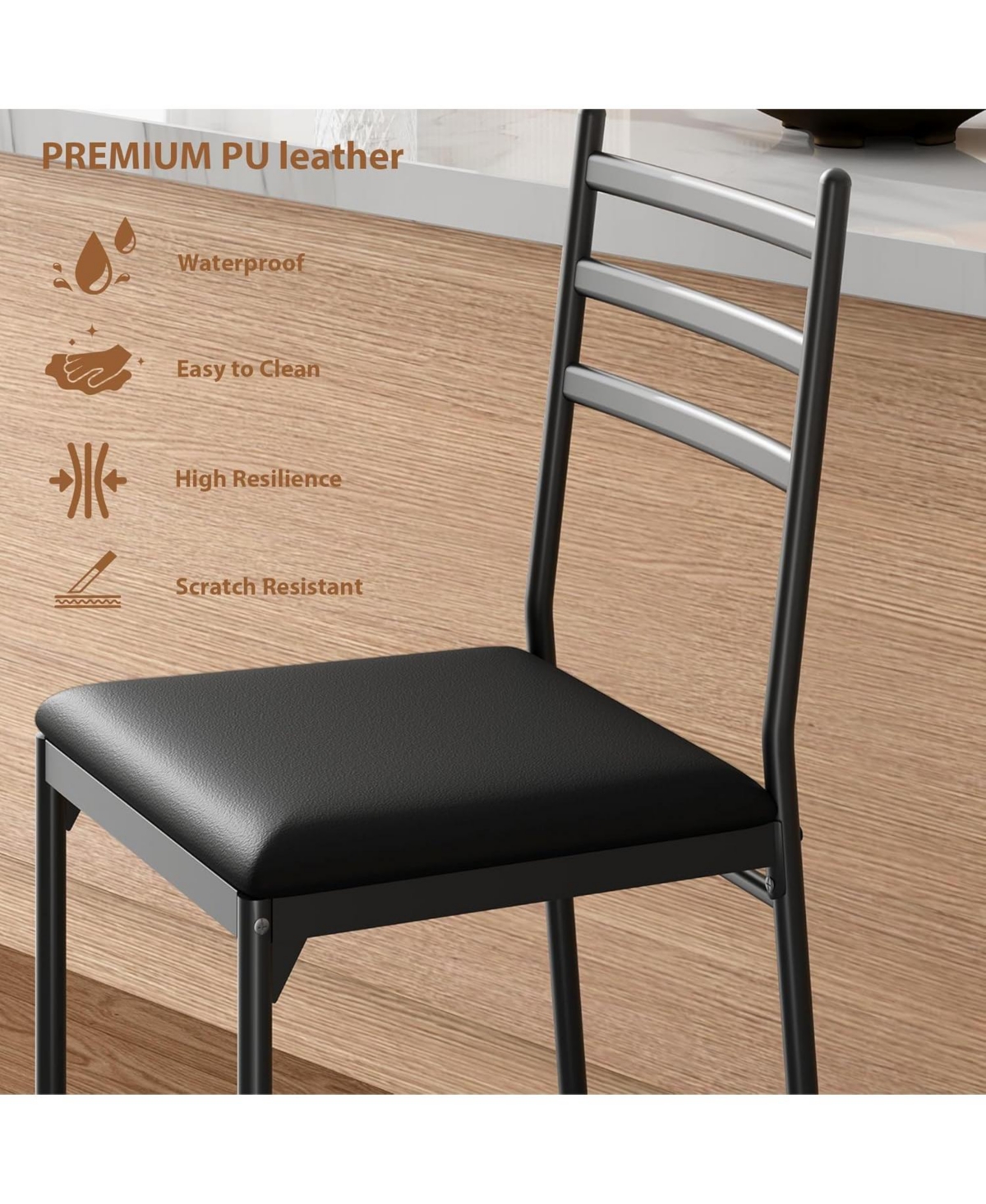 gaomon Bar Stools Set of 2, 26 in Height Bar Stools