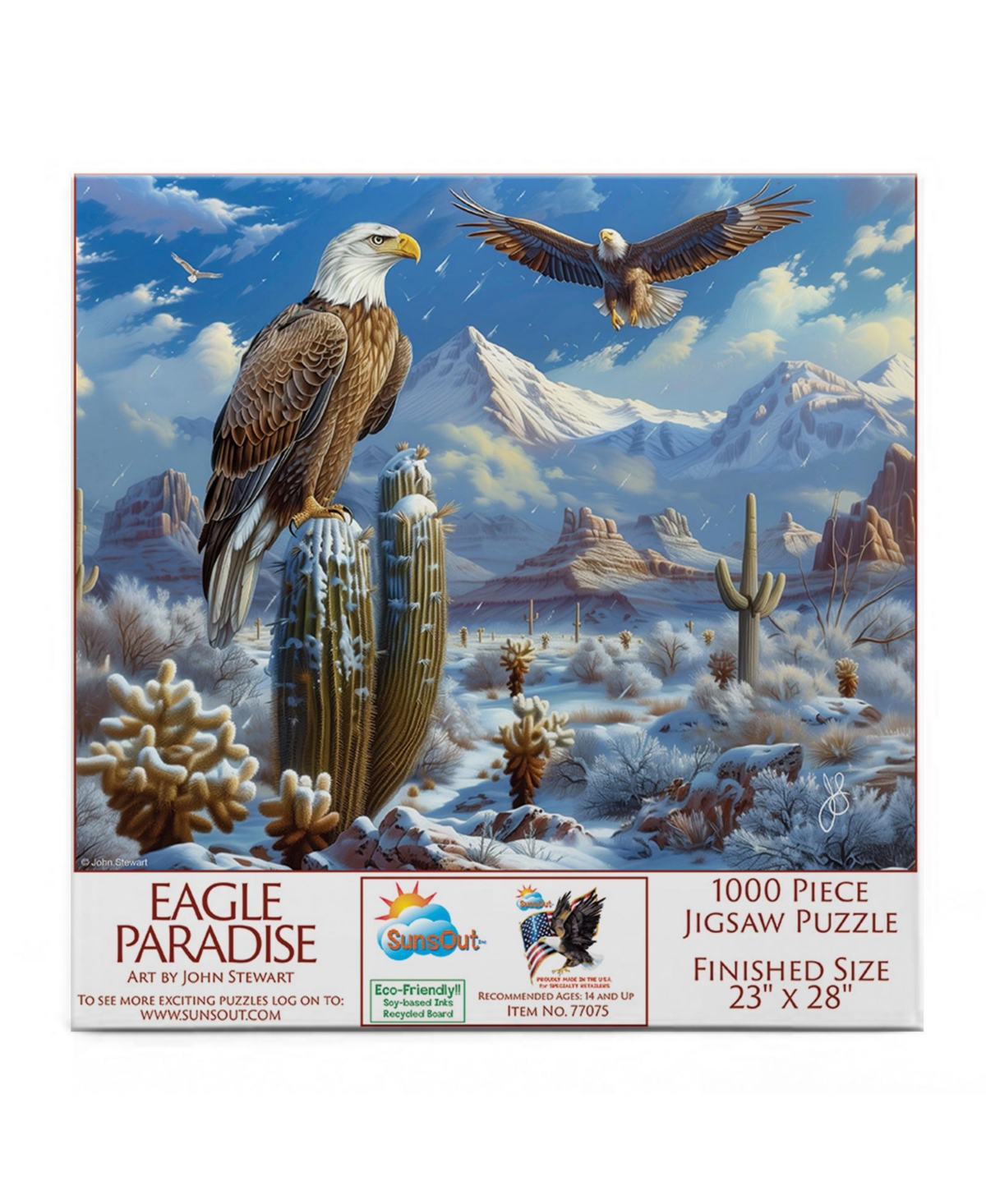 SunsOut Eagle Paradise 1000 piece Jigsaw Puzzle