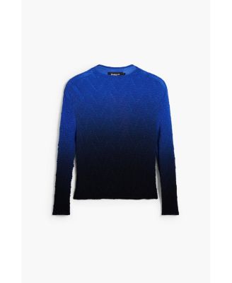 Women's Gradient texture blouse