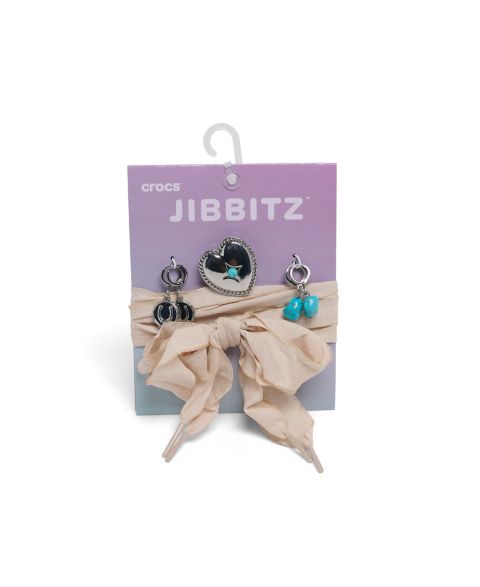 Набор шнурков и бирюзовых значков Crocs Jibbitz, цвет: Разноцветный