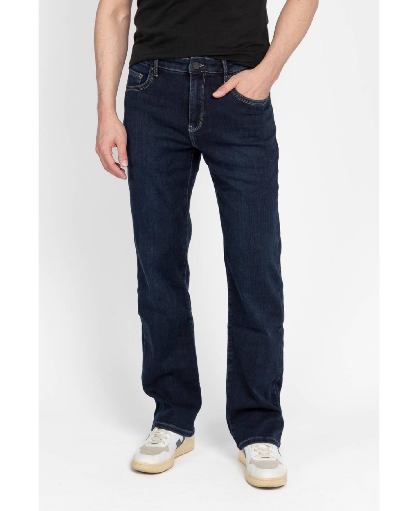 Мужские джинсы Jack Of Spades High Roller Fit Indigo Blend, цвет: Тёмный индиго — фото 3