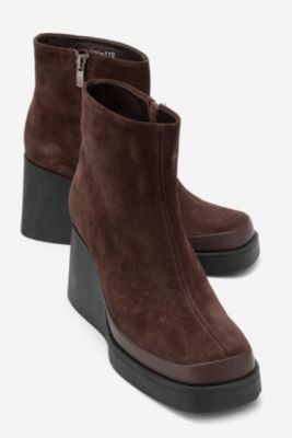 Women's Livia Leather Wedge Boot