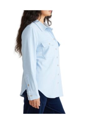 Plus Size Maine Stretch Flannel Shirt