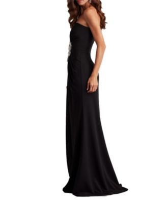 Women's Sirota Center-Front Ruffle Gown
