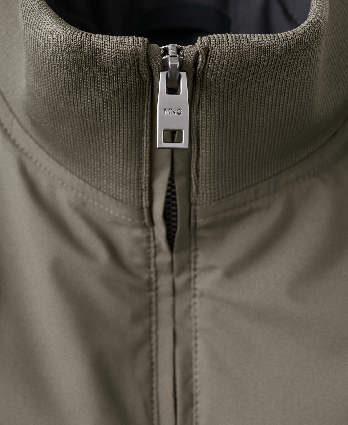 Mango Men's Water-Repellent Bomber Jacket