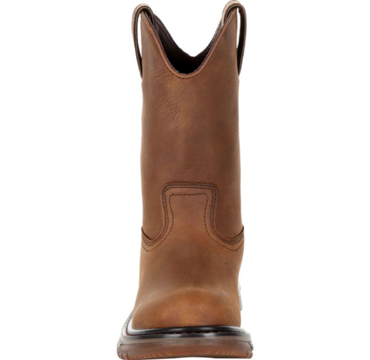 Ботинки ROCKY Original Ride FLX Waterproof Western Boot для мальчиков, цвет: Коричневый — фото 3