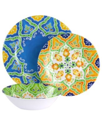 Melamine Stapanya 12 Pc. Dinnerware Set, Service For 4