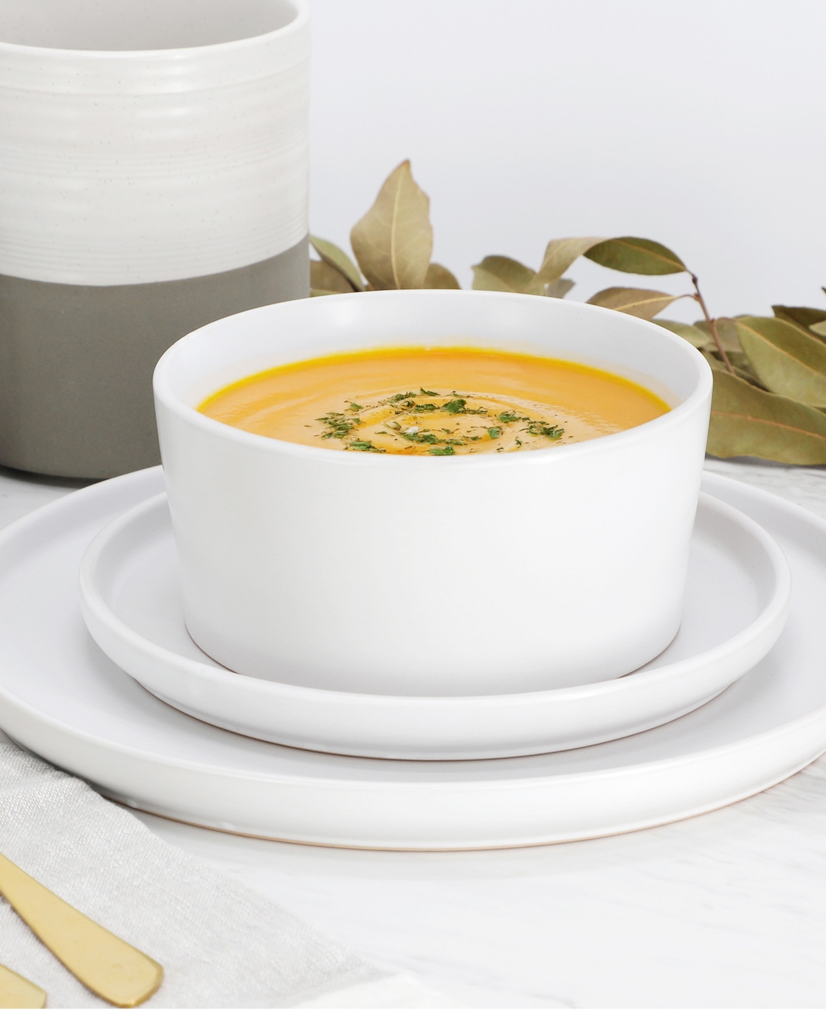 Elama Josh 18-Pc. Dinnerware Set, Service For 6