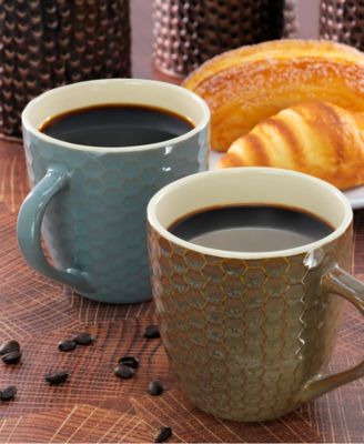 Honeycomb Mugs, Set of 6