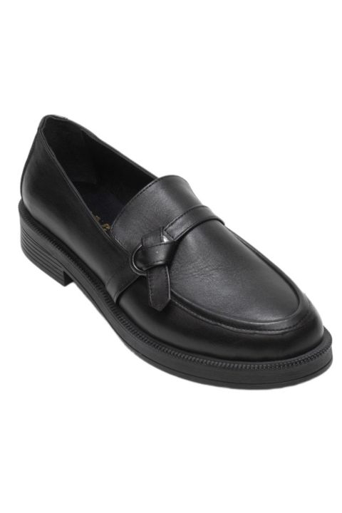Женские туфли Forever & Always Shoes Women Galea Buckled Leather, цвет: Чёрный кожаный