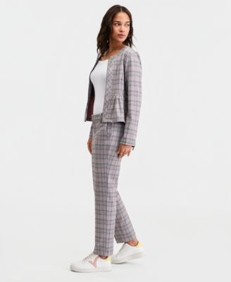 Women's Kelsey Glen Plaid Straight-Leg Pants