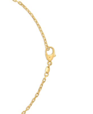 Amethyst (6-7/8 ct. t.w.) Bezel Set Smile Necklace in 14k Gold Over Sterling Silver (Also Available in Sky Blue Topaz)