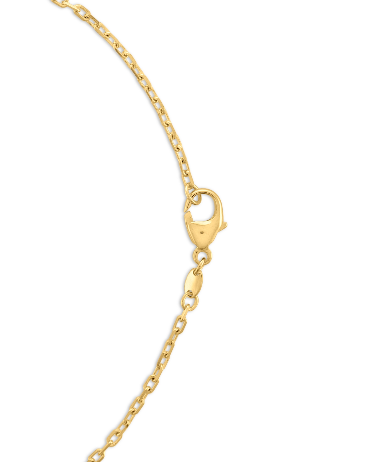 Macy's Amethyst (6-7/8 ct. t.w.) Bezel Set Smile Necklace 14k Gold Over Sterling Silver (Also Available Sky Blue Topaz)