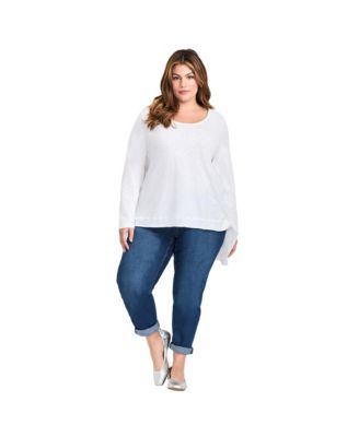 Women's Plus Size Urban Slub Jersey Tee