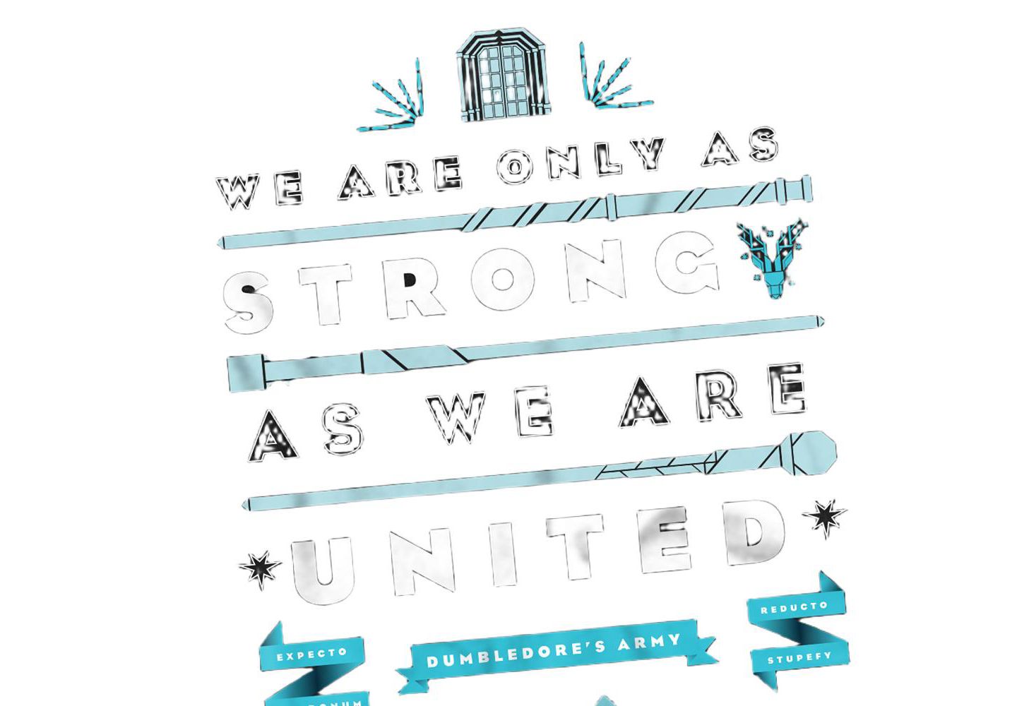 Мужская футболка Harry Potter Dumbledores Army Strong United, цвет: Чёрный — фото 2