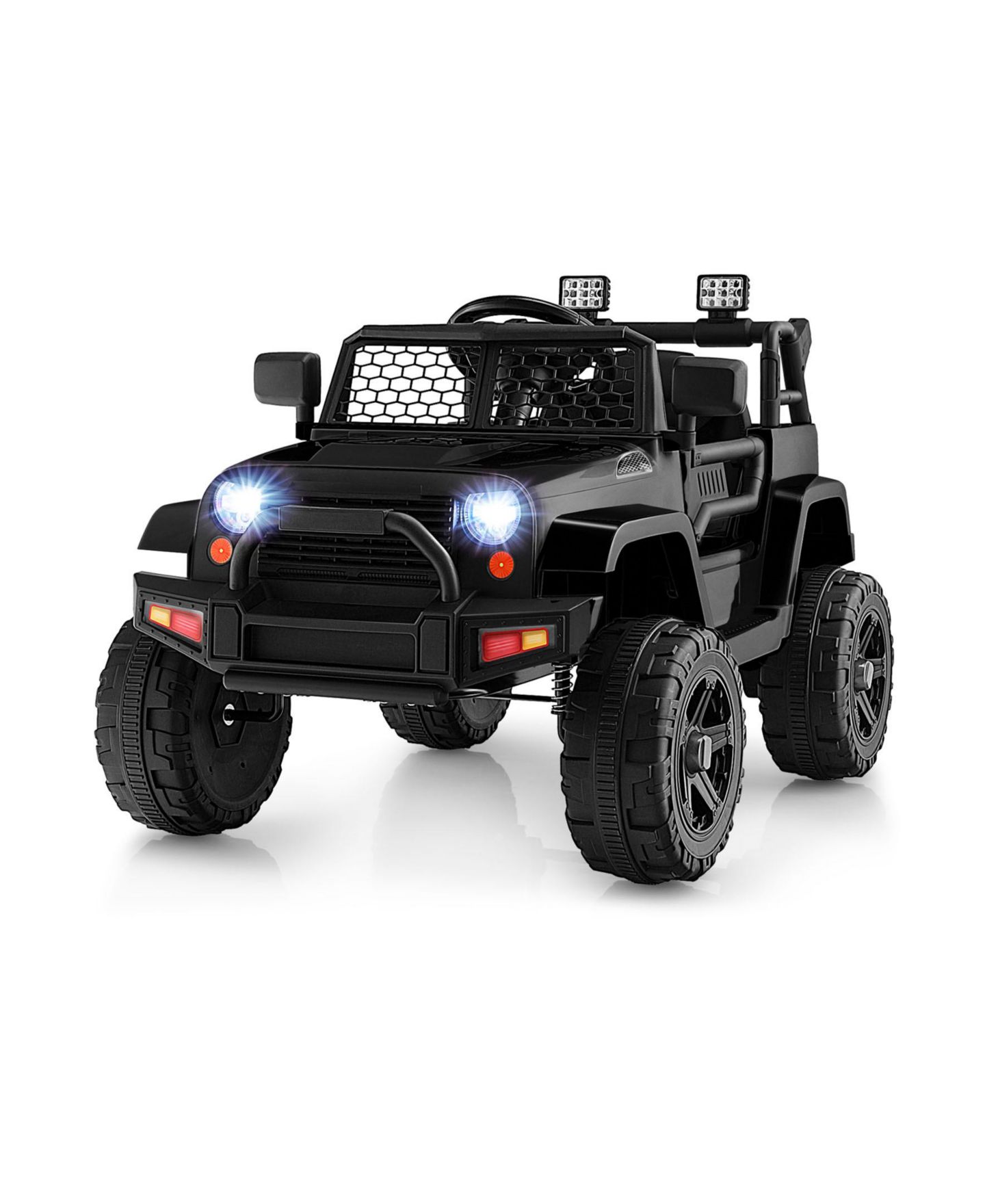 Детская игрушка SUGIFT 12V Kids Ride On Truck with Remote Control and Headlights, цвет: Чёрный — фото 1